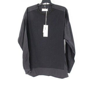 NWT OAMC pullover Mens Large Long Sleeve Shirt Cotton Crew Neck Black top